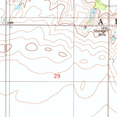 United States Geological Survey Grandfield, OK-TX (1985, 24000-Scale) digital map
