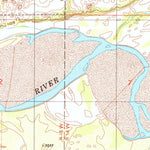 United States Geological Survey Grandfield, OK-TX (1985, 24000-Scale) digital map