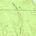 United States Geological Survey Grandin, MO (1968, 24000-Scale) digital map
