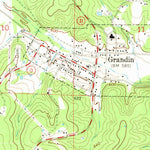 United States Geological Survey Grandin, MO (1968, 24000-Scale) digital map