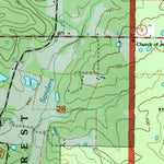 United States Geological Survey Grandin, MO (1997, 24000-Scale) digital map