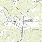 United States Geological Survey Grandin, MO (2021, 24000-Scale) digital map