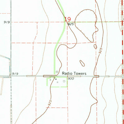 United States Geological Survey Grandin, ND (1967, 24000-Scale) digital map