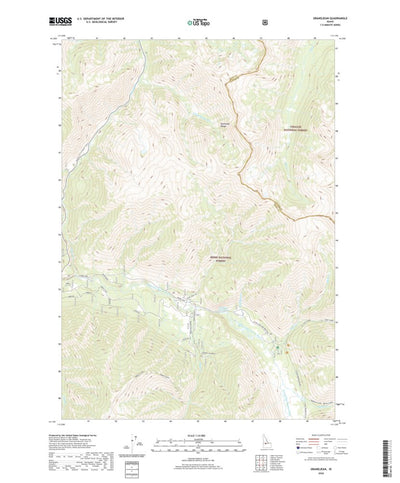 United States Geological Survey Grandjean, ID (2020, 24000-Scale) digital map