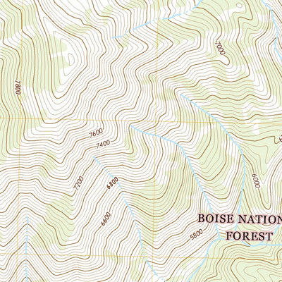 United States Geological Survey Grandjean, ID (2020, 24000-Scale) digital map