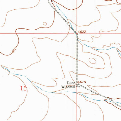 United States Geological Survey Grandmother Mountain East, NM (1964, 24000-Scale) digital map