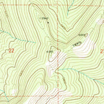 United States Geological Survey Grandmother Mountain, ID (1969, 24000-Scale) digital map
