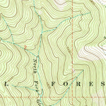 United States Geological Survey Grandmother Mountain, ID (1969, 24000-Scale) digital map