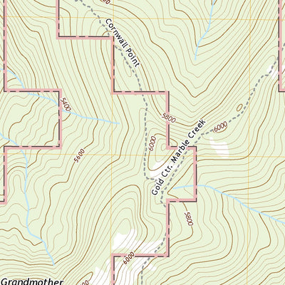 United States Geological Survey Grandmother Mountain, ID (2020, 24000-Scale) digital map