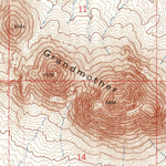 United States Geological Survey Grandmother Mountain West, NM (1963, 24000-Scale) digital map