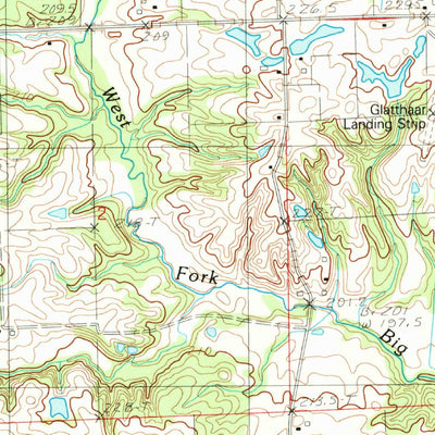 United States Geological Survey Grandview, IL (1982, 24000-Scale) digital map