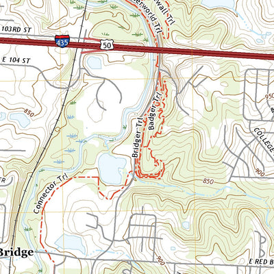 United States Geological Survey Grandview, MO (2021, 24000-Scale) digital map
