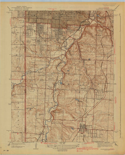 United States Geological Survey Grandview, MO-KS (1939, 31680-Scale) digital map
