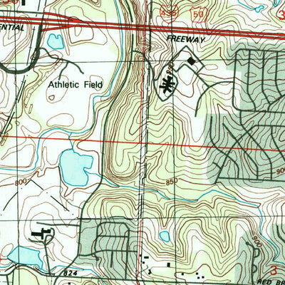 United States Geological Survey Grandview, MO-KS (1996, 24000-Scale) digital map