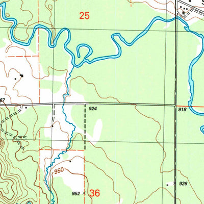 United States Geological Survey Grandview NW, WI (2005, 24000-Scale) digital map