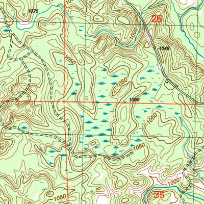 United States Geological Survey Grandview NW, WI (2005, 24000-Scale) digital map