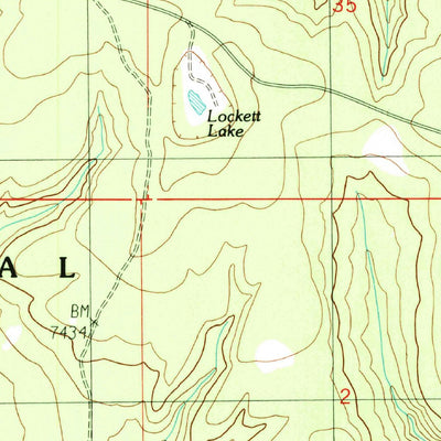 United States Geological Survey Grandview Point, AZ (1989, 24000-Scale) digital map