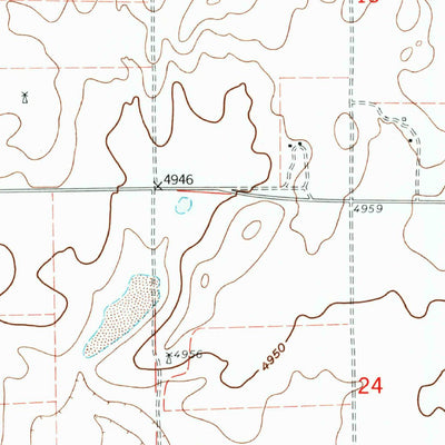 United States Geological Survey Grandview School, CO (1959, 24000-Scale) digital map