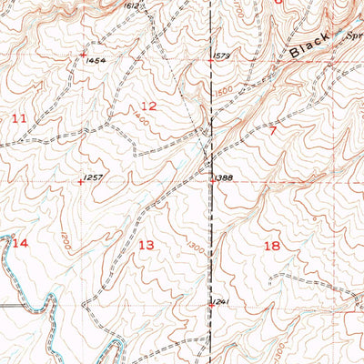 United States Geological Survey Grandview, WA (1950, 62500-Scale) digital map