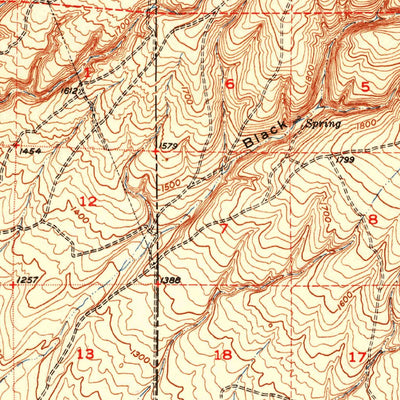 United States Geological Survey Grandview, WA (1951, 62500-Scale) digital map