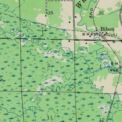 United States Geological Survey Grandview, WI (1944, 48000-Scale) digital map