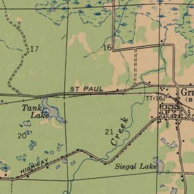 United States Geological Survey Grandview, WI (1947, 48000-Scale) digital map