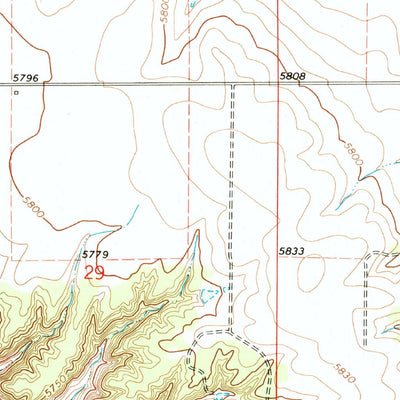 United States Geological Survey Graneros Flats, CO (1970, 24000-Scale) digital map