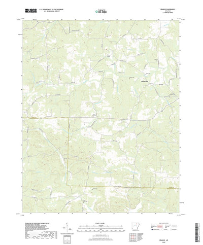 United States Geological Survey Grange, AR (2020, 24000-Scale) digital map