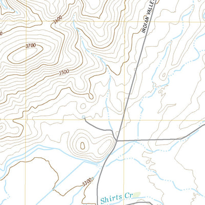 United States Geological Survey Granger Butte, ID (2020, 24000-Scale) digital map