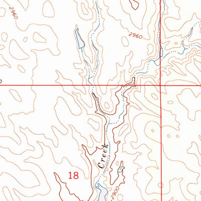 United States Geological Survey Granger Creek, SD (1977, 24000-Scale) digital map