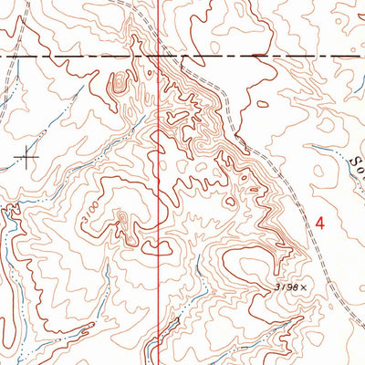 United States Geological Survey Granger Creek, SD (1977, 24000-Scale) digital map