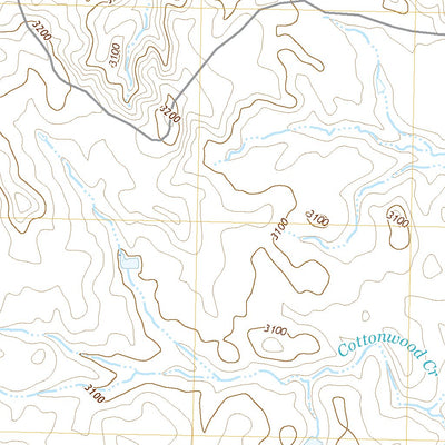 United States Geological Survey Granger Creek, SD (2017, 24000-Scale) digital map
