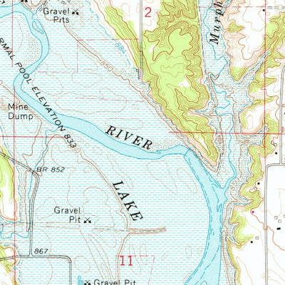 United States Geological Survey Granger, IA (1965, 24000-Scale) digital map