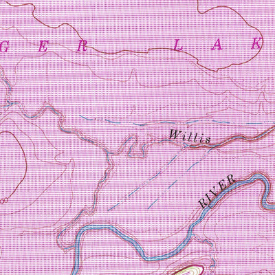 United States Geological Survey Granger Lake, TX (1963, 24000-Scale) digital map
