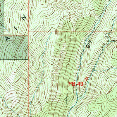 United States Geological Survey Granger Mountain, UT (1998, 24000-Scale) digital map