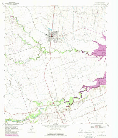 United States Geological Survey Granger, TX (1964, 24000-Scale) digital map