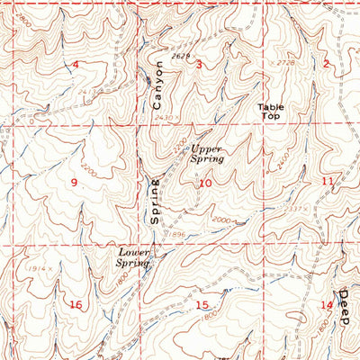 United States Geological Survey Granger, WA (1965, 62500-Scale) digital map