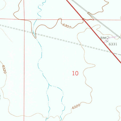 United States Geological Survey Granger, WY (1961, 24000-Scale) digital map