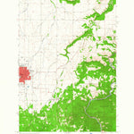 United States Geological Survey Grangeville East, ID (1963, 24000-Scale) digital map