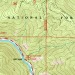 United States Geological Survey Grangeville East, ID (1995, 24000-Scale) digital map