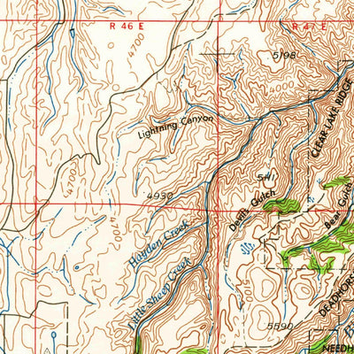 United States Geological Survey Grangeville, ID-OR-WA (1959, 250000-Scale) digital map