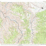 United States Geological Survey Grangeville, ID-OR-WA (1980, 100000-Scale) digital map