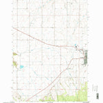 United States Geological Survey Grangeville West, ID (1995, 24000-Scale) digital map