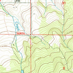 United States Geological Survey Grangeville West, ID (1995, 24000-Scale) digital map