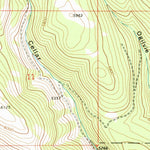 United States Geological Survey Granite Butte, MT (1968, 24000-Scale) digital map