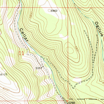 United States Geological Survey Granite Butte, MT (1968, 24000-Scale) digital map