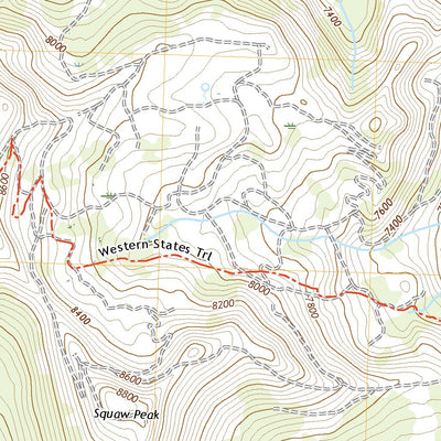 United States Geological Survey Granite Chief, CA (2022, 24000-Scale) digital map