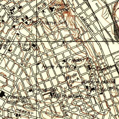 United States Geological Survey Granite City, IL-MO (1933, 24000-Scale) digital map