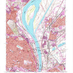 United States Geological Survey Granite City, IL-MO (1954, 24000-Scale) digital map