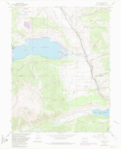 United States Geological Survey Granite, CO (1967, 24000-Scale) digital map